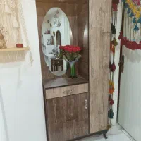 جا کفشی با آینه و آویز لباس