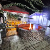 اجاره باغ ویلا استخر آبگرم داخل امشب خالی|اجارهٔ کوتاهمدت ویلا و باغ|رباطکریم, منجیل آباد|دیوار