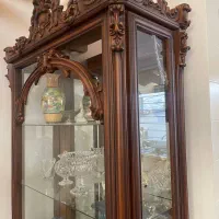 بوفه چوب گردو|بوفه، ویترین، کنسول|چمستان, |دیوار