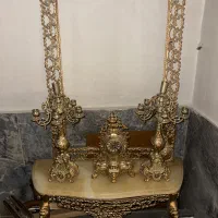 آینه شمعدان برنز
