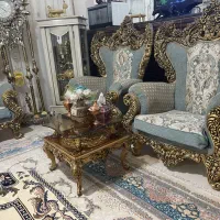 مبلمان نه نفره با عسلی کارتهران|مبلمان خانگی و میز عسلی|تربت‌حیدریه, کاشانی|دیوار