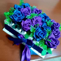 باکس گل تزئینی کادویی اقتصادی|گل مصنوعی|بروجرد, |دیوار