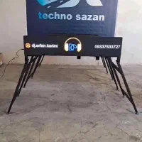 میز dj  تاشو تکنو  حک لوگو،پیج وشماره اختصاصی