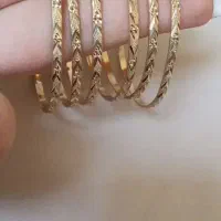 النگو طلای روس رنگ ثابت 6عدد سایز3|بدلیجات|تهران, مینابی|دیوار