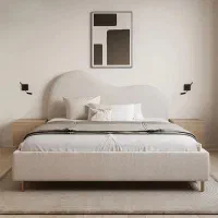 تختخواب دونفره تدی مدل وینو + با کفی رایگان