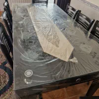 میز ناهارخوری تمام چوب|میز و صندلی غذاخوری|سیرجان, |دیوار