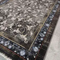 فرش طوسی طلاکوب فول سایز