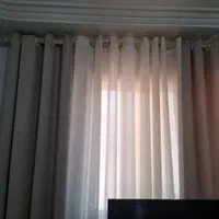 پرده حریرودوگوشواره کنار|پرده، رانر، رومیزی|رشت, خبرنگار|دیوار