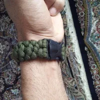 بند ساعت حرفه ای دست بافت هررنگی زیبا محکم