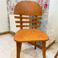 میز ناهارخوری گرد چوبی + 4 عدد صندلی|میز و صندلی غذاخوری|تهران, جیحون|دیوار