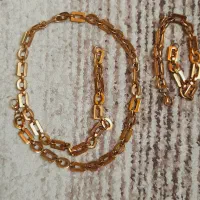 ست گردنبند و دستبند استیل