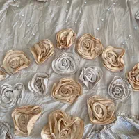 سرویس کامل رو تختی گل برجسته ساتن|سرویس روتختی|اراک, |دیوار