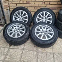 4عدد رینگ 10پر خوشیدی  سایز15/205با تایر50 درصد