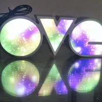 چراغ خواب طرح Love|چراغ خواب و آباژور|شیراز, گود عربان|دیوار