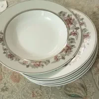 ۲دست بشقاب چینی زرین خورشت خوری برنج خوری
