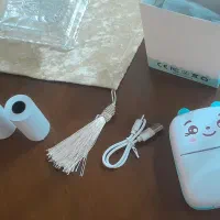 مینی پرینتر به همراه سه رول کاغذ