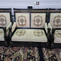 دو سرویس مبل سلطنتی و راحتی با میز عسلی شیشه ای|مبلمان خانگی و میز عسلی|زاهدان, |دیوار