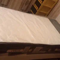 تخت خواب یک نفره باتشک ام دی اف نو|تخت و سرویس خواب|اهواز, منبع اب|دیوار