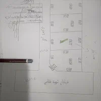 زمین پلاک دوم خ ۳۰ متری با نقشه و پروانه دوطبقه