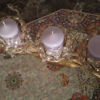 شمعدونی بسیار باکلاس وفانتزی|صنایع دستی و سایر لوازم تزئینی|کرج, شهرک بهارستان|دیوار