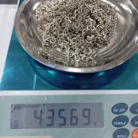 ۴۳۵ گرم زنجیر نقره نو