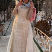 لباس مجلسی تمام سنگ مزون دوری شده فری سایز