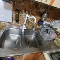 کابینت mdf هود سینک ظرفشویی|آبچکان و نظمدهنده ظروف|تبریز, |دیوار