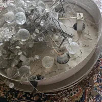 لوستر LED آویزان کریستالی