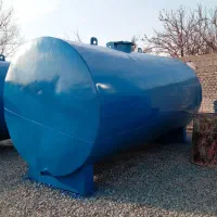 تانکر ایستاده و زمینی