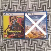 بازی horizon و cyberpunk برای ps5