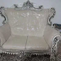 مبلمان ۷ نفره  کاملا سالم تمیز با یک عدد ویترین|مبلمان خانگی و میز عسلی|ورامین, ورامین|دیوار