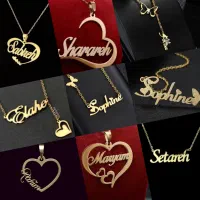 پلاک اسم طلا