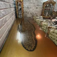 مبل سلطنتی ۸ نفره به همراه میز غذاخوری|مبلمان خانگی و میز عسلی|خمینی‌شهر, |دیوار