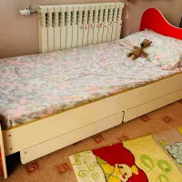 سرویس خواب کامل نوجوان با تشک و کمد