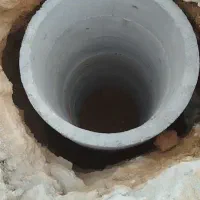 حفاری چاه فاضلاب و پیه ساختمان تخریب