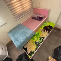 تخت خواب دونفره کشویی|تخت و سرویس خواب|میانه, |دیوار