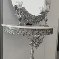 آیینه شمعدون برنز