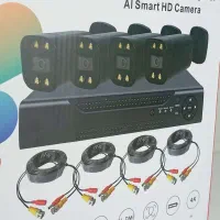 پک کامل دوربین مداربسته ۴ عددی HD با DVR + دیددرشب