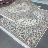 فرش دستباف نایین کرک ابریشم نقشه اصفهان|فرش|مشکیندشت, |دیوار