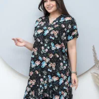 راحتی نخی بدون آبرفت گل دار