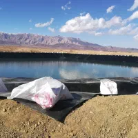 استخر ذخیره آب کشاورزی با ورق ژئوممبران|خدمات باغبانی و درختکاری|همدان, |دیوار