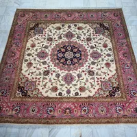 فرش دستباف تبریز مربع و دایره