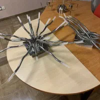 لوستر مدرن وارداتی 18 شاخه