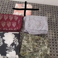 پارچه چادری مشکی مجلسی ولباس گیپور مجلسی نو