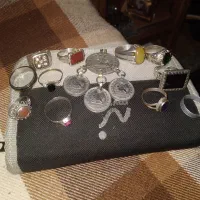 تعدادی انگشتر نقره قدیمی