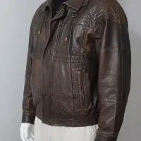 کاپشن چرم کلاسیک