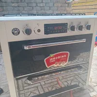 اجاق گاز ۵ شعله فندک دار طرح فر