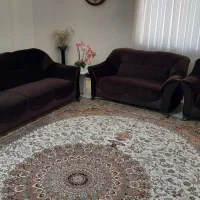 فروش مبل ۷ نفره رویه مخمل چوب نراد|مبلمان خانگی و میز عسلی|بابلسر, |دیوار