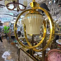 آویز تک شعله طلا و نقره ای