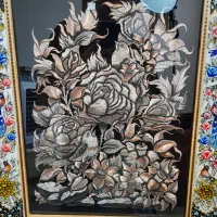 تابلو قلمزنی خاتم و نقاشی.جهیزیه.کادوئی. دکوراسیون|صنایع دستی و سایر لوازم تزئینی|اصفهان, پروین|دیوار
